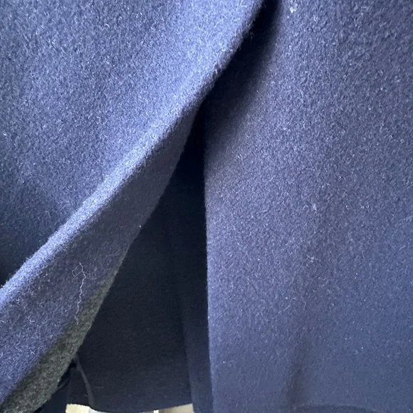 New & Lingwood Navy Wool Coat men 42